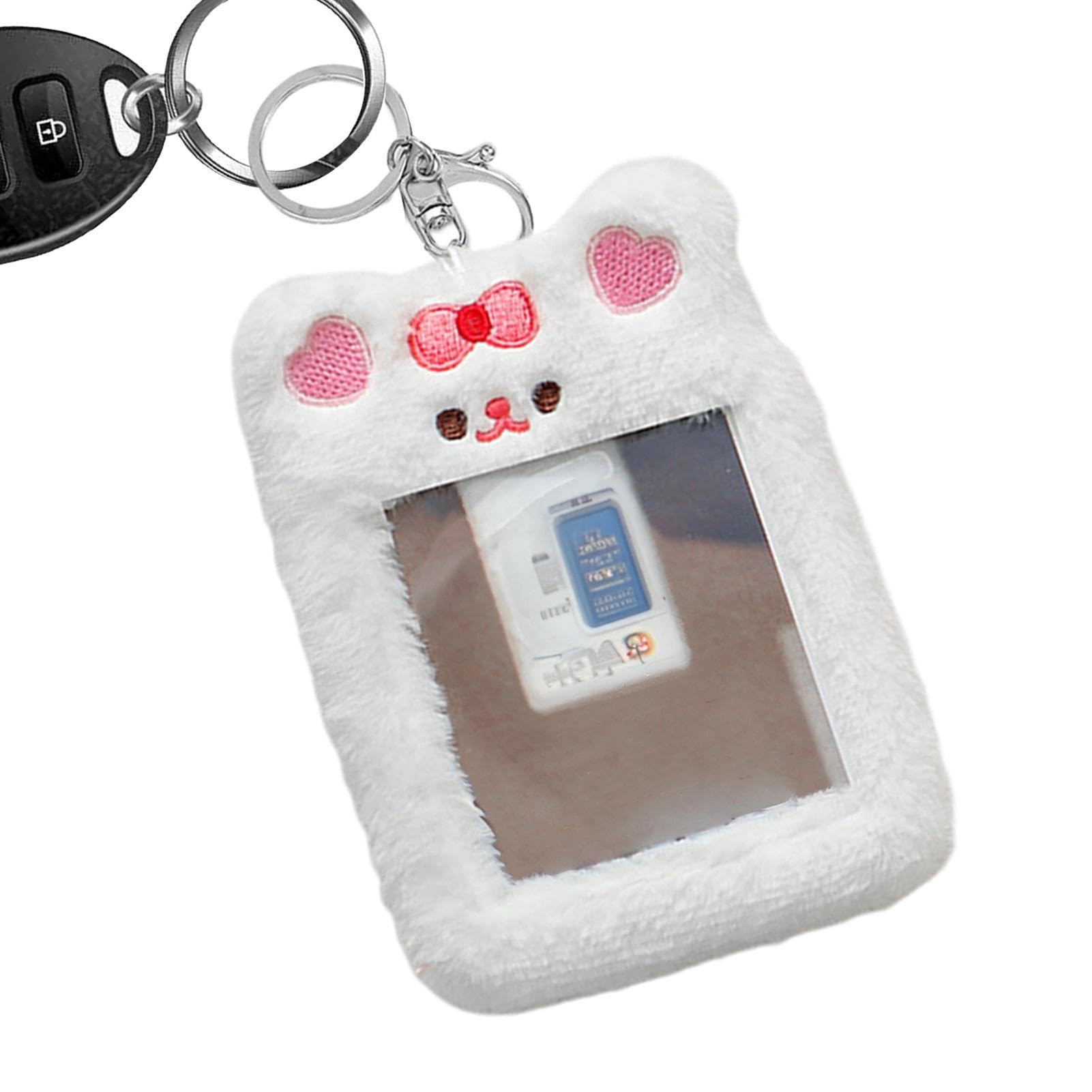 ぬいぐるみとサイン入りフォトカードセット カードケースキーホルダー アニマルぬいぐるみ カードケース